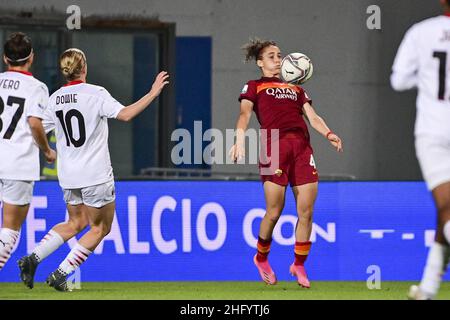 Fabio Rossi/AS Roma/LaPresse 30/05/2021 Reggio Emilia (Italien) Sport Soccer Mailand-Roma Italienisches Pokal Frauenfinale 2020/2021 - Mapei Stadium im Bild: Angelica Soffia Stockfoto