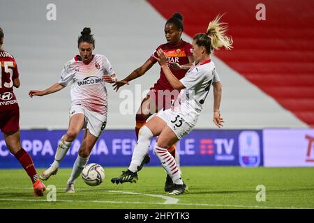 Fabio Rossi/AS Roma/LaPresse 30/05/2021 Reggio Emilia (Italien) Sport Soccer Mailand-Roma Italienischer Pokal Frauen Finale 2020/2021 - Mapei Stadium im Bild: Lindsay Thomas Stockfoto