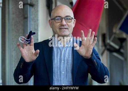 Roberto Monaldo / LaPresse 04-06-2021 Rom (Italien) Politik Einweihung der Klimauhr im Ministerium für ökologischen Wandel im Bild Roberto Cingolani Stockfoto