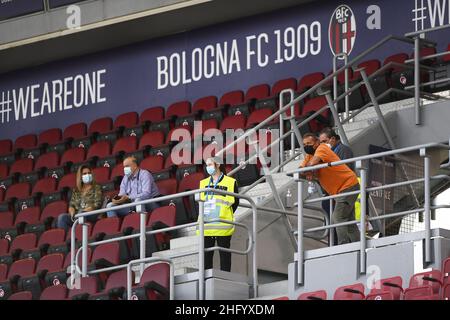 LaPresse - Fabio Ferrari 04. Juni 2021 Bologna, Italien Sportfußball Italien gegen Tschechien - Freundschaftsspiel - ‘Dall'Ara' Stadion von Bologna. Im Bild: Unterstützer Stockfoto