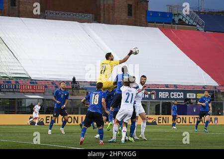 LaPresse - Fabio Ferrari 04. Juni 2021 Bologna, Italien Sportfußball Italien gegen Tschechien - Freundschaftsspiel - ‘Dall'Ara' Stadion von Bologna. Im Bild:Donnarumma Stockfoto