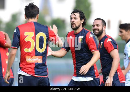 Foto LaPresse - Tano Pecoraro 21 07 2020 Neustift - (Italia) Sport Calcio Innsbruck Wacker vs Genoa amichevole nella foto: Astro Foto LaPresse - Tano Pecoraro 21. Juli 2021 Neustift - (Italien) Sport Soccer Innsbruck Wacker vs Genoa Friendly Match im Bild: Astro Stockfoto