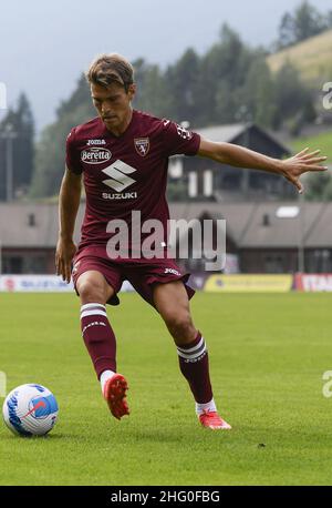 Foto LaPresse - Fabio Ferrari 24 Luglio 2021 Santa Cristina Valgardena ( Italia ) Sport ESCLUSIVA TURIN FC Turin FC - Ritiro pre-campionato stagione 2021-2022 - Turin FC vs Brixen - gara amichevole. Nella foto: Segre Photo LaPresse - Fabio Ferrari 24. Juli 2021 Santa Cristina Valgardena ( Italien ) Sport EXCLUSIVE TURIN FC Turin FC - Vorsaison Rückzug für die Saison 2021-2022 - Turin FC vs Brixen - Freundschaftsspiel. Im Bild:Segre Stockfoto