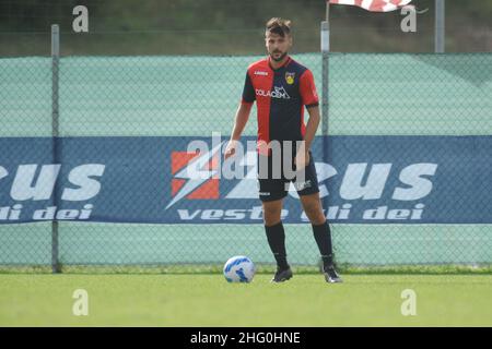 LaPresse - Roberto Settonce 25th April 2021 Perugia (Italien) Sport Soccer Perugia Matelica Italienische Fußballmeisterschaft Liga C Gruppe B Perugia Renato Curi Stadion im Bild:gubbio Spieler alex redolfi Stockfoto