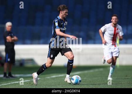 LaPresse - Spada Juli 31 , 2021 Bergamo ( Italien ) Sport Soccer Saison 2021-2022 Freundschaftsspiel Atalanta vs Pordenone im Bild: Miranchuk Stockfoto