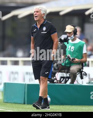 LaPresse - Spada Juli 31 , 2021 Bergamo ( Italien ) Sport Soccer Saison 2021-2022 Freundschaftsspiel Atalanta gegen Pordenone im Bild: gasperini Stockfoto