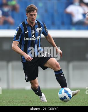 LaPresse - Spada Juli 31 , 2021 Bergamo ( Italien ) Sport Soccer Saison 2021-2022 Freundschaftsspiel Atalanta vs Pordenone im Bild: Miranchuk Stockfoto