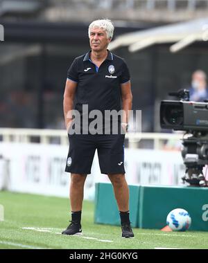 LaPresse - Spada Juli 31 , 2021 Bergamo ( Italien ) Sport Soccer Saison 2021-2022 Freundschaftsspiel Atalanta gegen Pordenone im Bild: gasperini Stockfoto