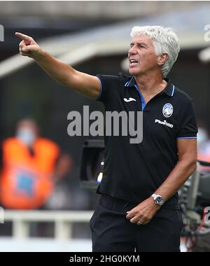 LaPresse - Spada Juli 31 , 2021 Bergamo ( Italien ) Sport Soccer Saison 2021-2022 Freundschaftsspiel Atalanta gegen Pordenone im Bild: gasperini Stockfoto