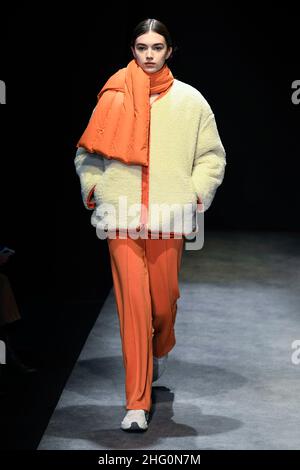 SPYDER Herbst/Winter 2022-23 Start- und Landebahn während der Milan Fashion Week Menswear Januar 2022 - Mailand, Italien 17/01/2022 Stockfoto