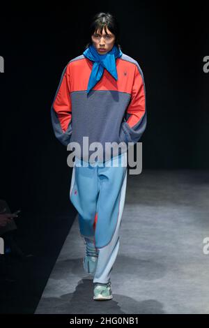 SPYDER Herbst/Winter 2022-23 Start- und Landebahn während der Milan Fashion Week Menswear Januar 2022 - Mailand, Italien 17/01/2022 Stockfoto