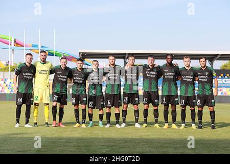 Antonio Ros/LaPresse 13. August 2021. Lignano Sabbiadoro (UD) Italien - Guido Teghil Stadion Sportfußball Pordenone vs Spezia - Italienischer Pokal 2021/2022 im Bild: PORDENONE Stockfoto