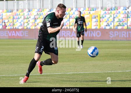 Antonio Ros/LaPresse 13. August 2021. Lignano Sabbiadoro (UD) Italien - Guido Teghil Stadion Sportfußball Pordenone vs Spezia - Italienischer Pokal 2021/2022 im Bild: TOMASZ KUPISZ Stockfoto