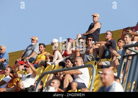 Alessandro Garofalo/LaPresse 14. August 2021 Benevento, Italien Fußballsport Benevento vs Spal - Italienischer Pokal 2021/2022 - Ciro Vigorito Stadion im Bild: Stockfoto