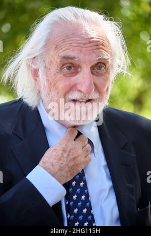 Mauro Scrobogna /LaPresse 26. August 2021 Rom, Italien Politik Kommunalwahlen Rom - Präsentation der Liste Ecodigital Rome Ökologe für Bürgermeister Raggi auf dem Foto: Alessandro Bianchi bei der Präsentation der Liste, die Virginia Raggi für eine zweite Amtszeit unterstützt Stockfoto