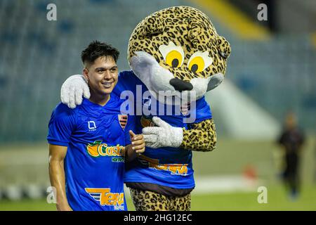 Barueri, Brasilien. 17th Januar 2022. SP - Barueri - 01/17/2022 - COPA SAO PAULO 2022, WEST X CANAA - West Spieler feiern den Sieg am Ende des Spiels gegen Canaa im Arena Barueri Stadion für die Copa Sao Paulo 2022 Meisterschaft. Foto: Diogo Reis/AGIF/Sipa USA Quelle: SIPA USA/Alamy Live News Stockfoto