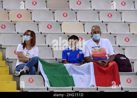 LaPresse - Fabio Ferrari September, 02 2021 Florenz, Italien Sportfußball Italien vs Bulgarien - Qatar WM Qualifiers - Artemio Franchi Stadion von Florenz im Bild: Fans Stockfoto