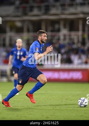 LaPresse - Fabio Ferrari September, 02 2021 Florenz, Italien Sportfußball Italien vs Bulgarien - Qatar WM Qualifiers - Artemio Franchi Stadion von Florenz auf dem Bild:Cristante Stockfoto