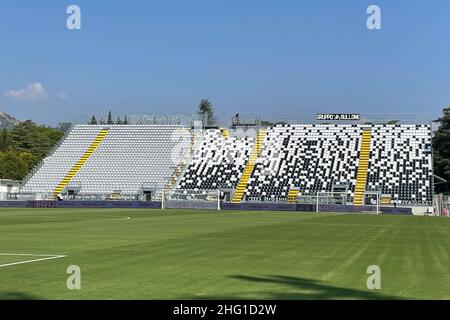 Foto Tano Pecoraro/LaPresse 12 settembre 2021 - LaSporzia, Italia Sport, Calcio Spezia vs Udinese - Campionato italiano di calcio Serie A Tim 2021/2022 - Stadio Alberto Picco Nella foto: stadio alberto picco Foto Tano Pecoraro/LaPresse 12. September 2021 - Genua, Italien Sport, Fußball Spezia vs Udinese - Italienische Serie A Fußballmeisterschaft 2021/2022 - Alberto Picco Stadion auf dem Foto: alberto picco Stadion Stockfoto