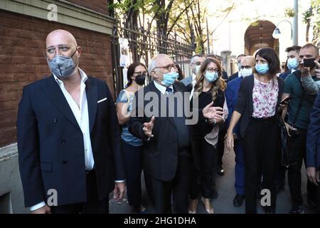 Michele Nucci/LaPresse 13. September 2021 - Bologna, Italien - NewsBologna, Minister Bianchi in Bologna weiht das Schuljahr 2021 ein im Bild Patrizio Bianchi Stockfoto