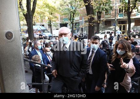 Michele Nucci/LaPresse 13. September 2021 - Bologna, Italien - NewsBologna, Minister Bianchi in Bologna weiht das Schuljahr 2021 ein im Bild Patrizio Bianchi Stockfoto