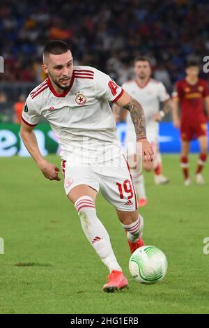 Alfredo Falcone / LaPresse 16. September 2021 Rom, Italien Sport Soccer Roma - CSKA Sofia - Europa Conference League 2021/2022 - Olympiastadion von Rom im Bild:Ivan Turitsov Stockfoto