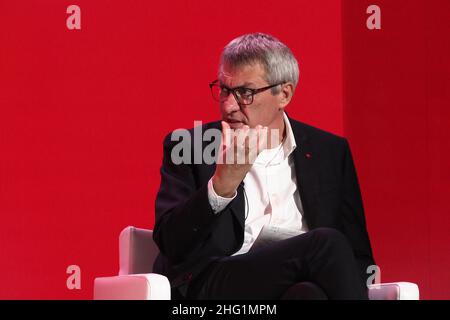 Michele Nucci/LaPresse 24. September 2021 - Bologna, Italien - Neuigkeiten auf dem Bild: Eröffnungssitzung von &#x201C;Futura 2021. Teilnahme. Einbeziehung. Vertretung“. Gefördert von CGIL und Futura - Stockfoto