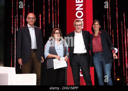 Michele Nucci/LaPresse 24. September 2021 - Bologna, Italien - Neuigkeiten auf dem Bild: Eröffnungssitzung von &#x201C;Futura 2021. Teilnahme. Einbeziehung. Vertretung“. Gefördert von CGIL und Futura - Stockfoto