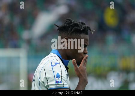 Spada/LaPresse 25. September 2021 - Mailand,Italien Sport, Fußball Inter vs Atalanta - Italienische Serie A Fußball-Meisterschaft 2021/2022 - San Siro Stadion auf dem Foto Duvan zapata Stockfoto