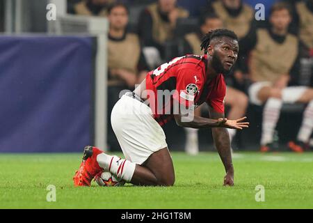 Spada/LaPresse 28. September 2021 - Mailand ,Italien Sport, Fußball Mailand vs Atletico Madrid - Champions League 2021/2022 auf dem Foto : Franck Jessie Stockfoto