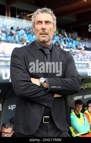 Foto Tano Pecoraro/LaPresse 03 Ottobre 2021 - Genua, Italia Sport, CalcioSampdoria vs Udinese - Campionato italiano di calcio Serie A Tim 2021/2022 - Stadio Luigi FerrarisNella foto: GottiPhoto Tano Pecoraro/LaPresse 03. Oktober 2021 - Genua, Italien Sport, Fußball Sampdoria vs Udinese - Italienische Serie A Fußball-Meisterschaft 2021/2022 - Luigi Ferraris Stadion auf dem Foto: gotti Stockfoto