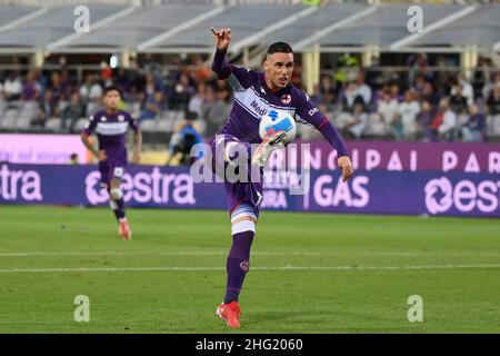 Foto Alfredo Falcone / LaPresse03 Ottobre 2021 FirenzeSport CalcioFiorentina - Napoli - Campionato di Calcio Serie A 2021/2022 - Stadio Artemio Franchi di FirenzeNella foto: CallejonFoto Alfredo Falcone / LaPresse03. Oktober 2021 Florenz, ItalienSport SoccerFiorentina - Neapel - Italienische Fußball-Liga A 2021/2022 - Artemio Franchi Stadion von FlorenceIm Bild: callejon Stockfoto