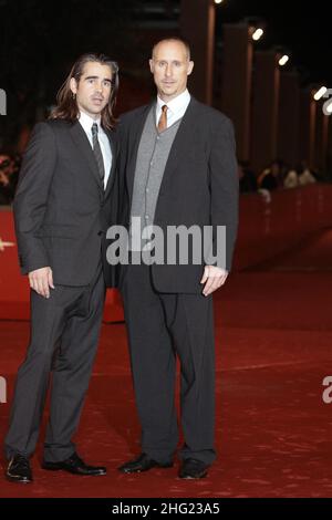 Colin Farrell und Gavin O'Connor bei der Premiere von Pride and Glory während des Rome Film Festivals 3rd in Rom, Italien. Stockfoto