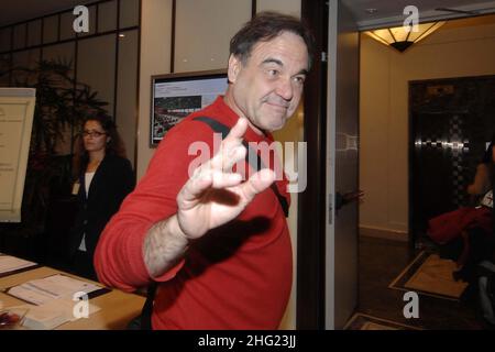 Oliver Stone beim Torino Film Festival. Stockfoto