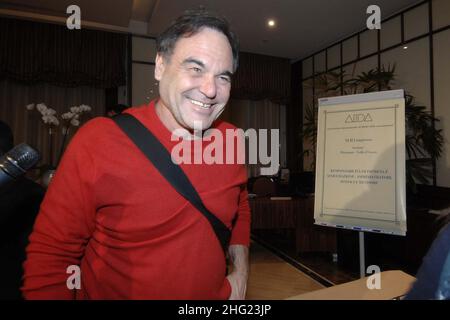 Oliver Stone beim Torino Film Festival. Stockfoto