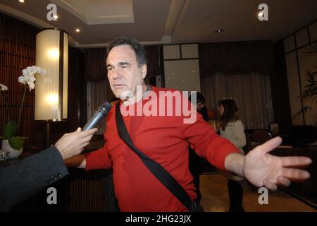 Oliver Stone beim Torino Film Festival. Stockfoto