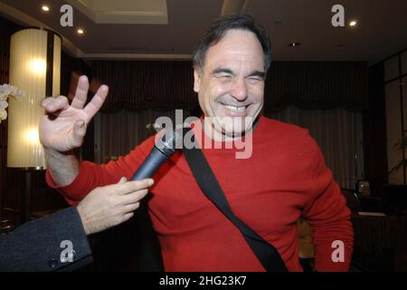 Oliver Stone beim Torino Film Festival. Stockfoto