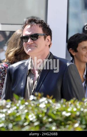 Quentin Tarantino beim Fotocall für „Inglourious Basterds“ im Palais de Festival, während der Filmfestspiele von Cannes 62nd, Frankreich Stockfoto