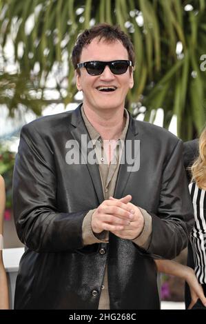 Quentin Tarantino beim Fotocall für „Inglourious Basterds“ im Palais de Festival, während der Filmfestspiele von Cannes 62nd, Frankreich Stockfoto