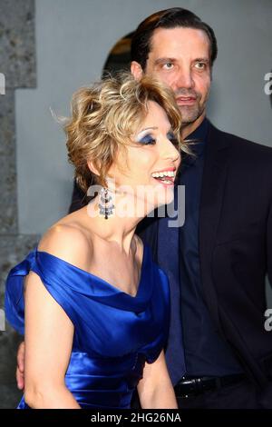 Marina Berlusconi und Maurizio Vanadia bei einer Party für das Magazin Grazia in der Villa Necchi Campiglio, Mailand Stockfoto
