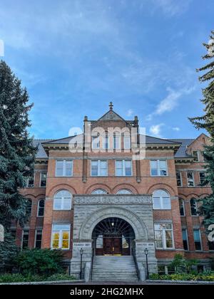 Gonzaga University ist eine private, katholische Universität in Spokane, Washington. Es ist von der Northwest Commission on Colleges and Universities akkreditiert Stockfoto
