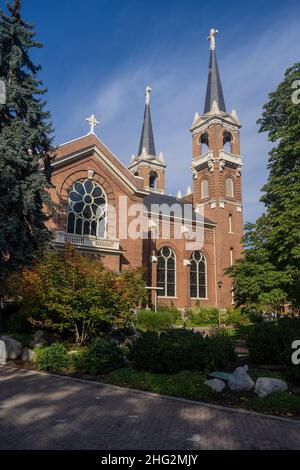 Gonzaga University ist eine private, katholische Universität in Spokane, Washington. Es ist von der Northwest Commission on Colleges and Universities akkreditiert Stockfoto