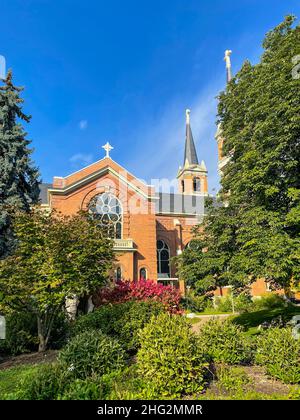 Gonzaga University ist eine private, katholische Universität in Spokane, Washington. Es ist von der Northwest Commission on Colleges and Universities akkreditiert Stockfoto