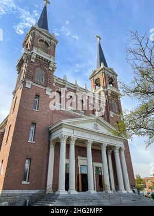 Gonzaga University ist eine private, katholische Universität in Spokane, Washington. Es ist von der Northwest Commission on Colleges and Universities akkreditiert Stockfoto