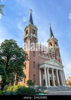 Gonzaga University ist eine private, katholische Universität in Spokane, Washington. Es ist von der Northwest Commission on Colleges and Universities akkreditiert Stockfoto