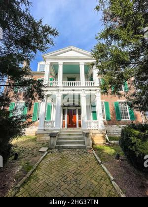 Carnton ist ein historisches Haus und Museum in Franklin, Williamson County, Tennessee, USA. Die Plantage spielte während und imm eine wichtige Rolle Stockfoto