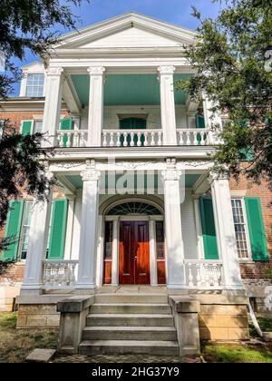 Carnton ist ein historisches Haus und Museum in Franklin, Williamson County, Tennessee, USA. Die Plantage spielte während und imm eine wichtige Rolle Stockfoto