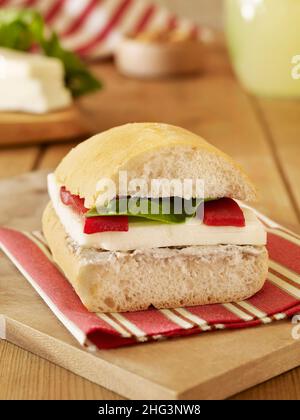 Vegetarisches sandwich Stockfoto