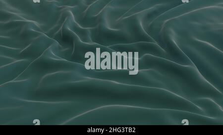 Abstrakt gerillte Ripple Stripes Luxus weichen und glatten Stoff Tuch 3D Render Illustration Stockfoto