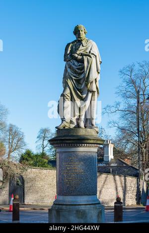 Statue des Earl of Dudley aus dem Jahr 1. im Stadtzentrum von Dudley Stockfoto